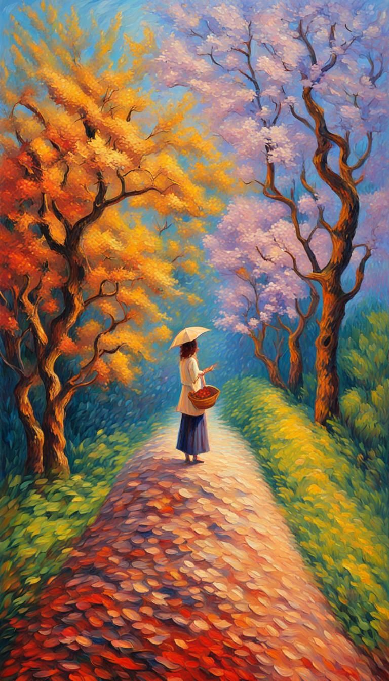 Happy Couple Wedding Photo in Expressionist Oil Painting