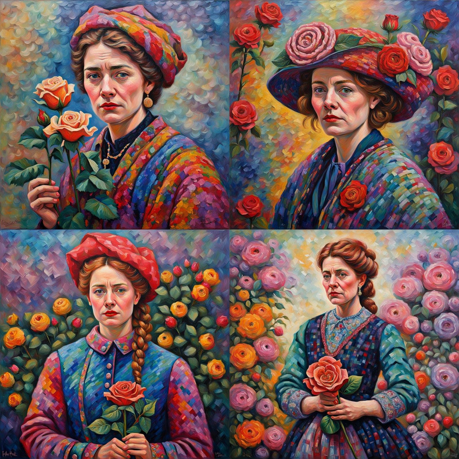 A hyperrealistic portrait of a beautiful Scottish woman wear...