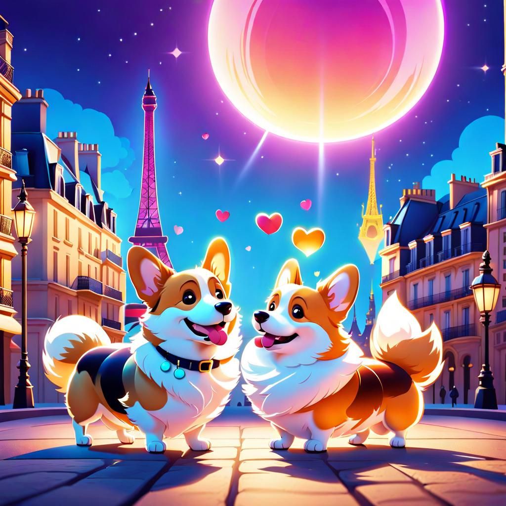 Love in Paris II AI Generated Artwork NightCafe Creator