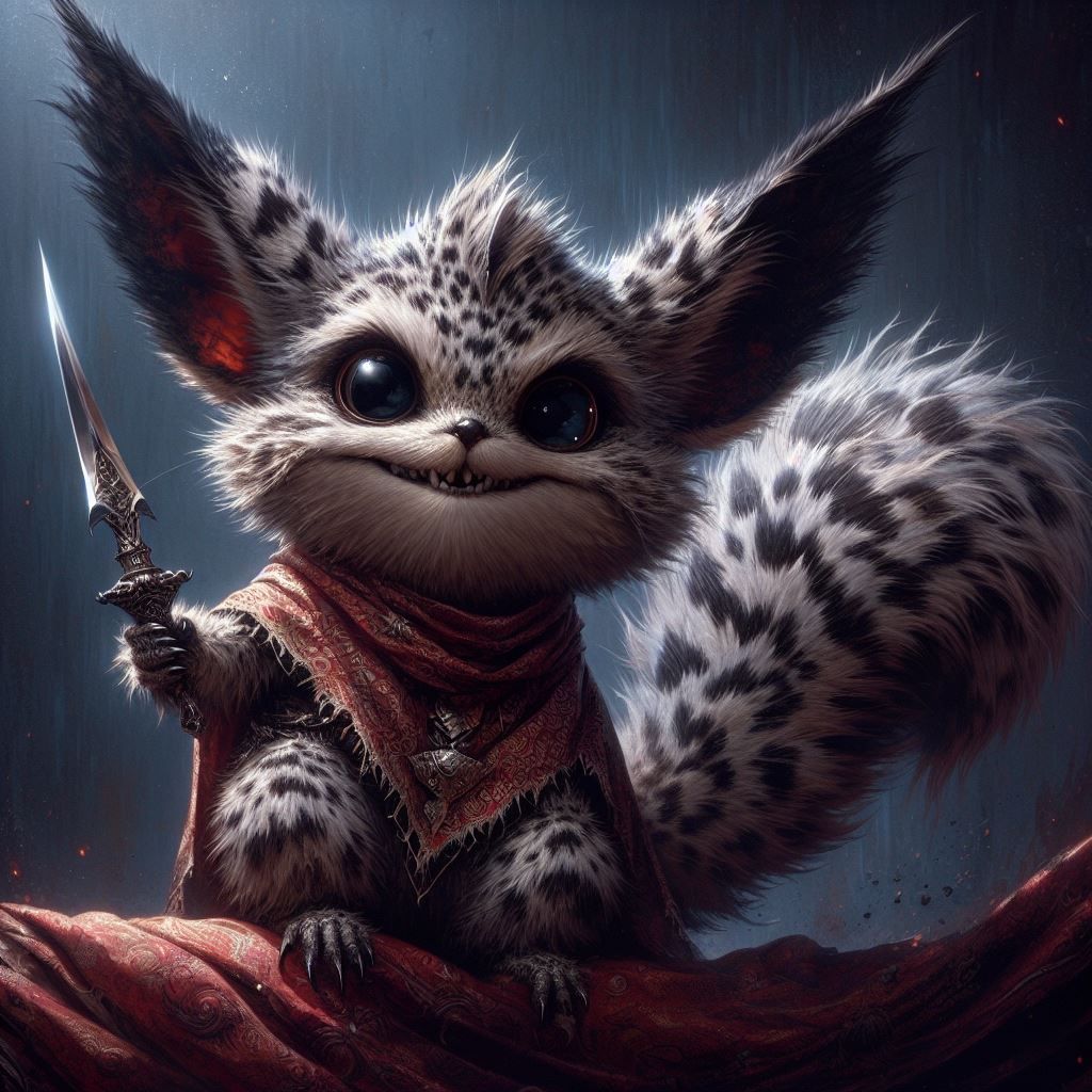 Evil Squirrel "found" a sword