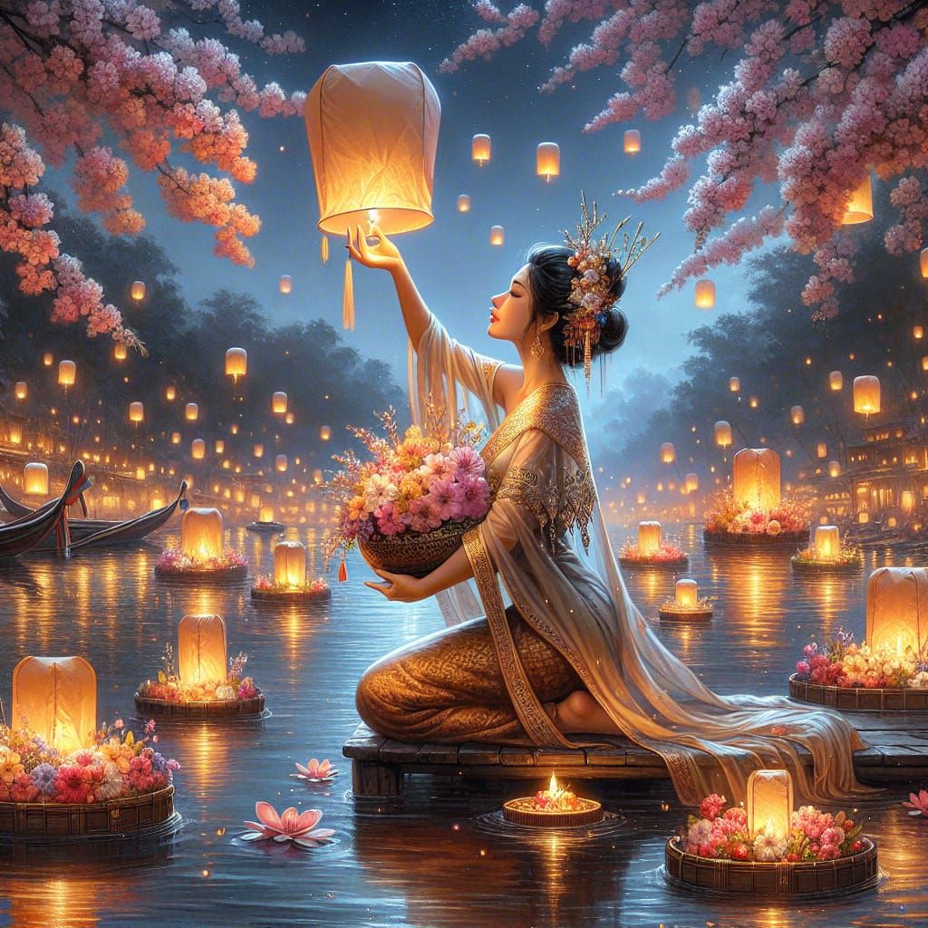Loy Krathong - Festival of Lights  by @Je Ne Regrette Rien
