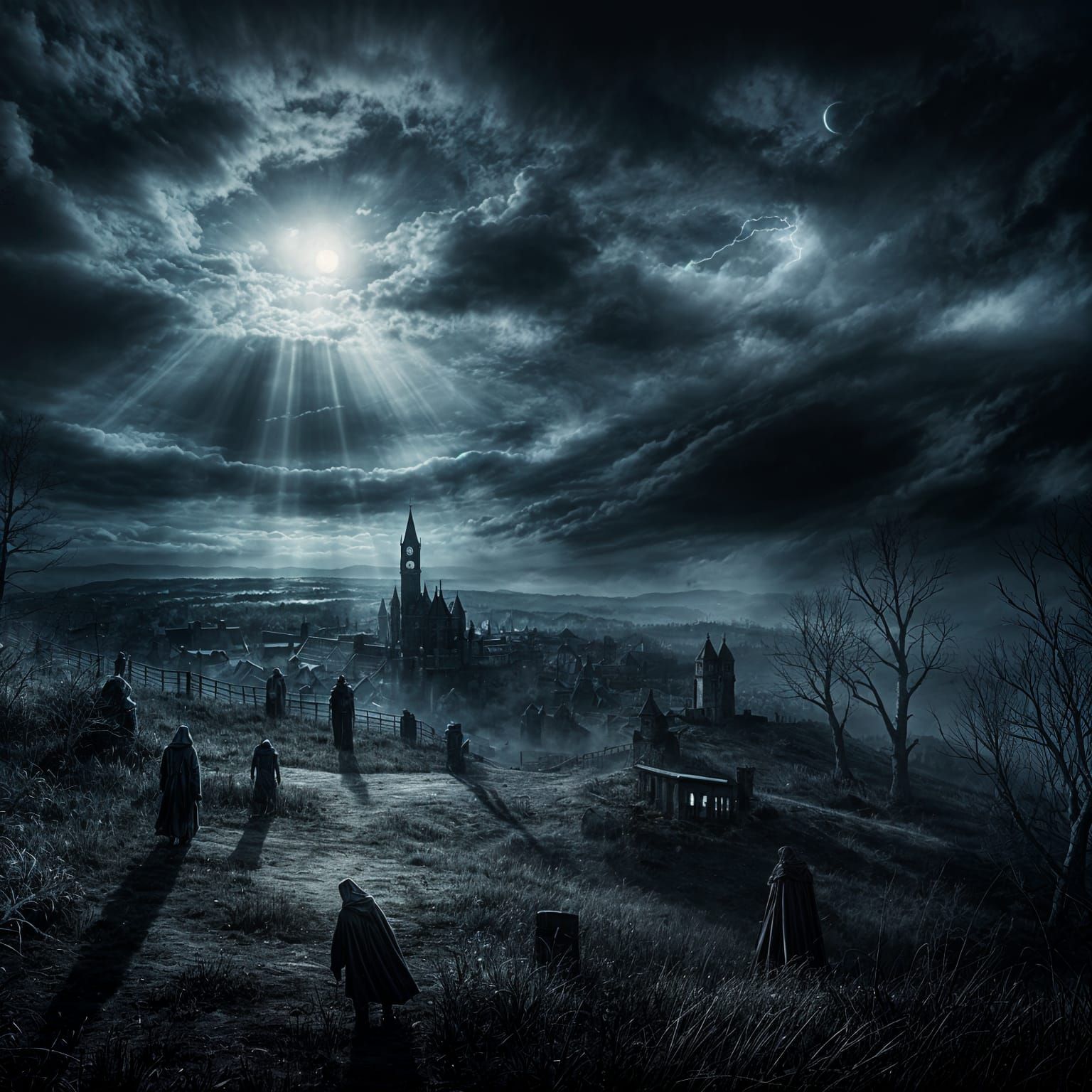 Darkness falls across the land. The midnight hour is close a...