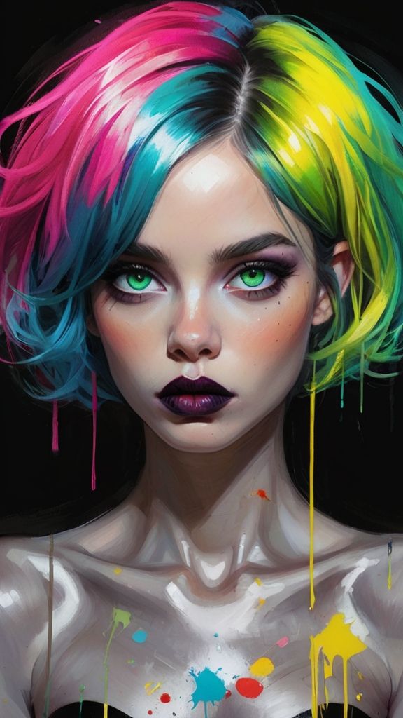 Colorfull Hairstyle