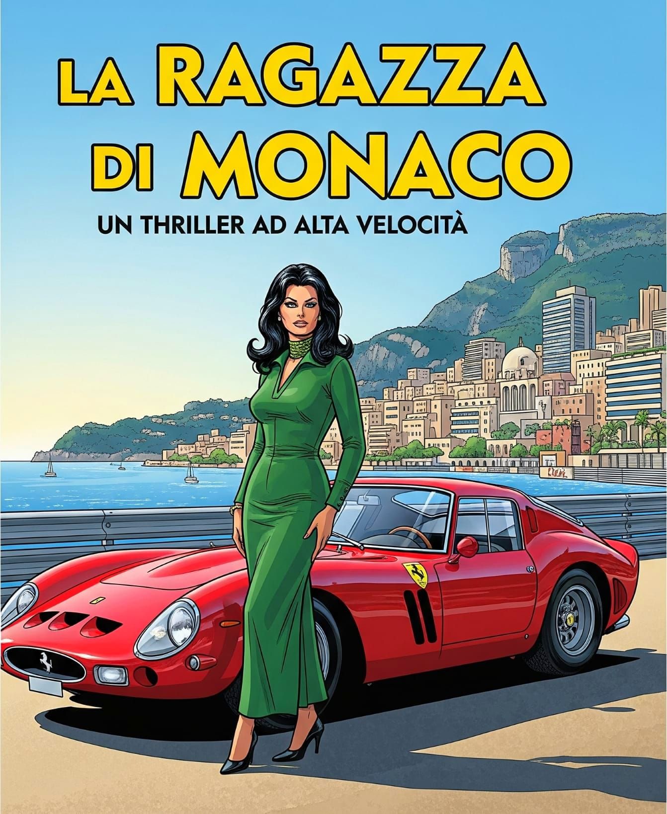 Sophia! Ferrari! Monaco! Fumetto!