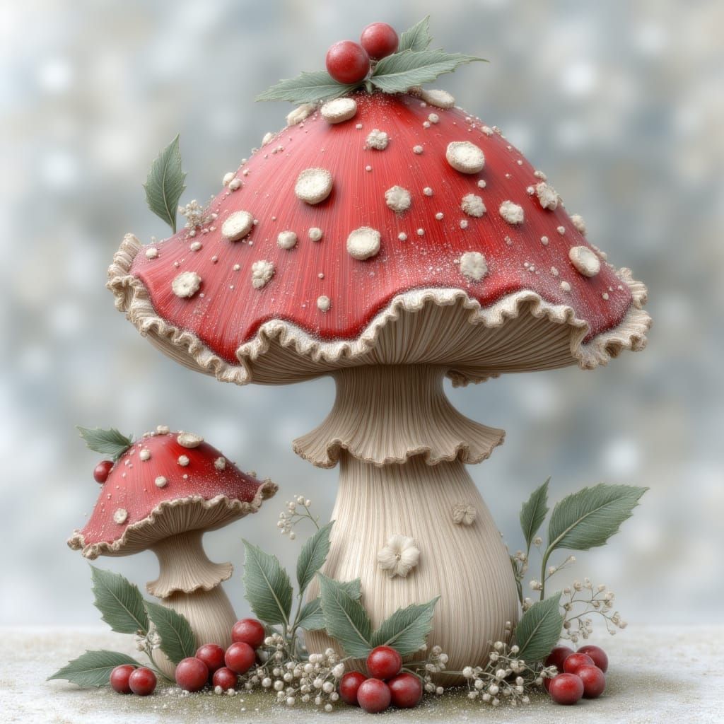 <lora:HOLIDAY MAGIC:1.0> mushroom