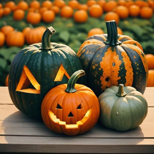 Pumpkins and Gourds