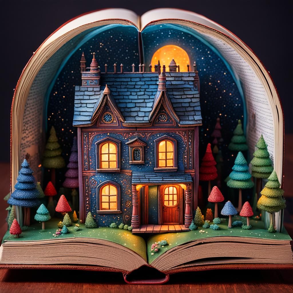 A pop up book