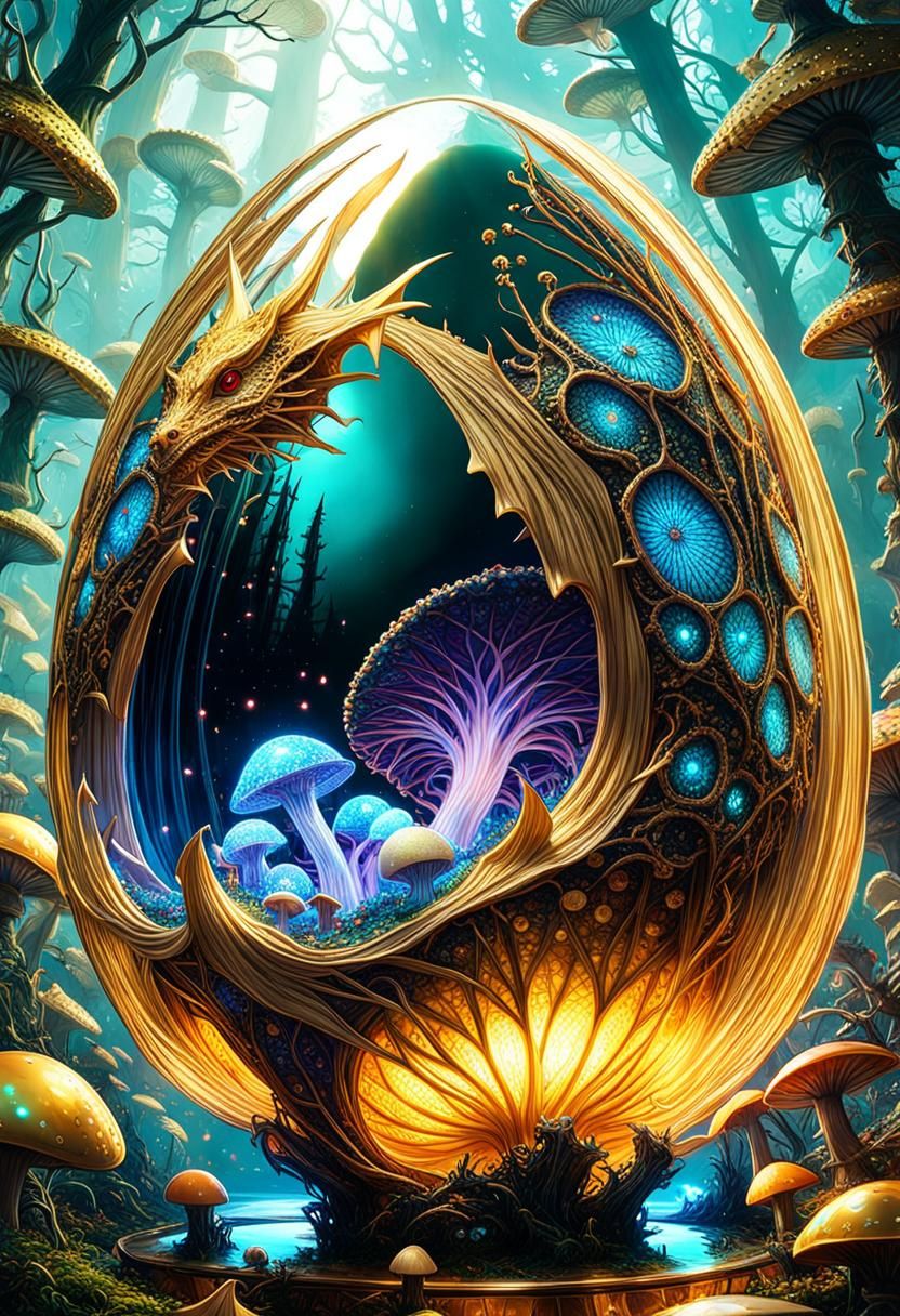 Magic Egg II - AI Generated Artwork - NightCafe Creator