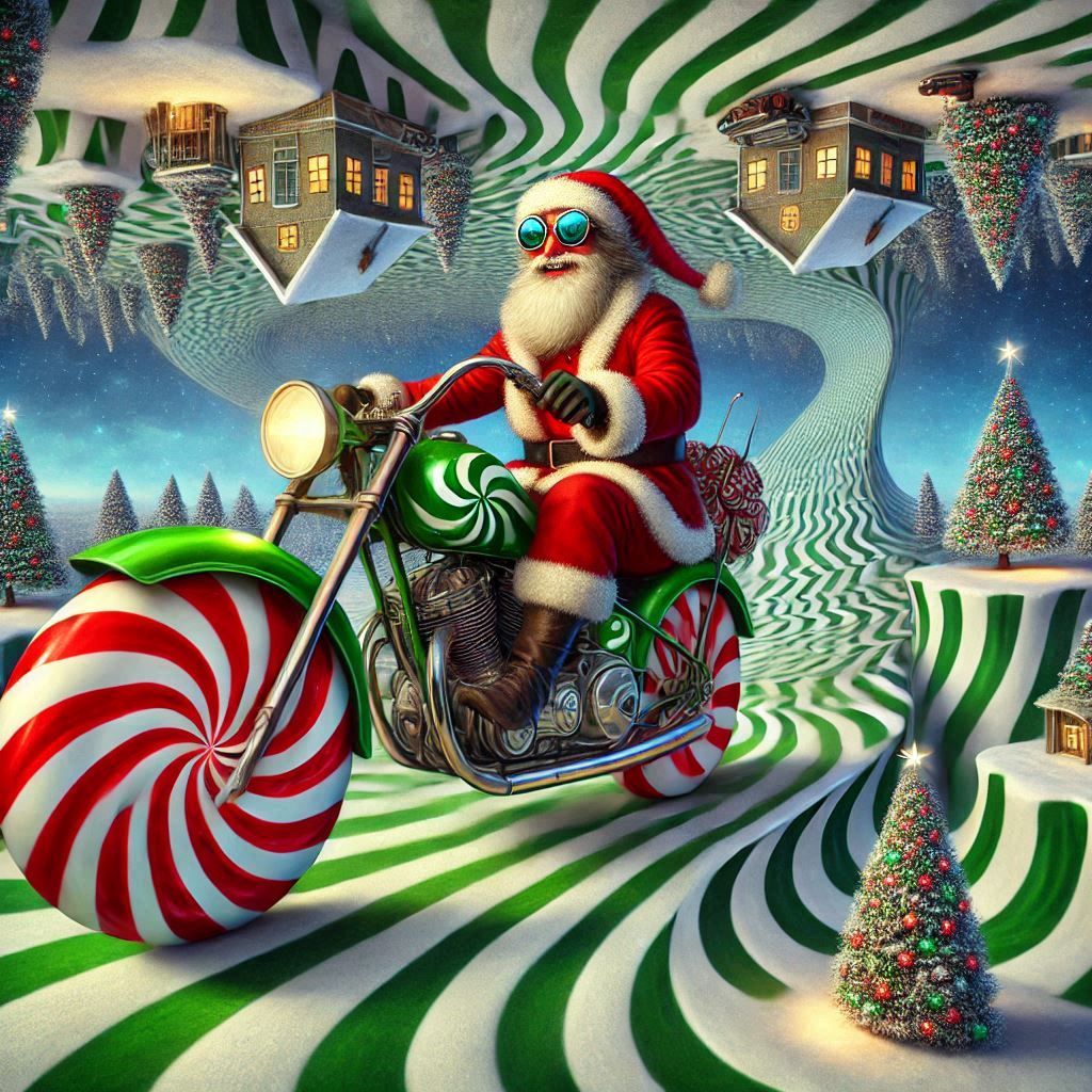 Biker Santa