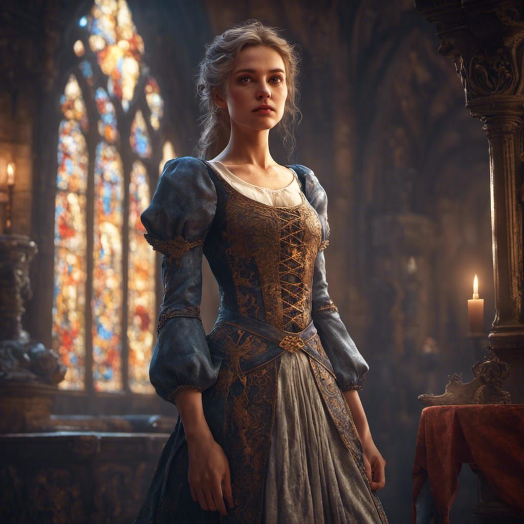 Medieval girl  by @Wildflower