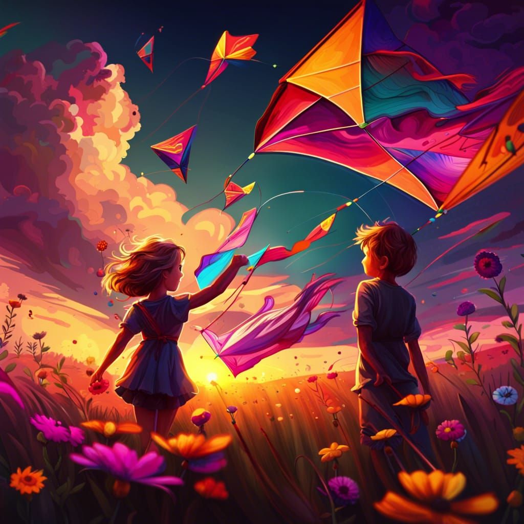 Kites  by @helda debowski