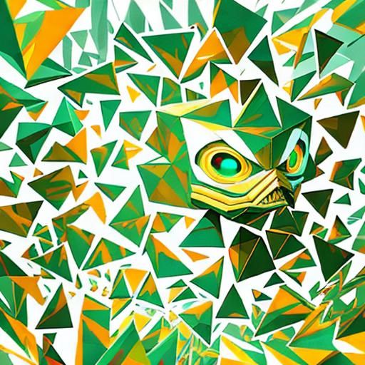 Create a digital painting in a vicious style using an RGB co...