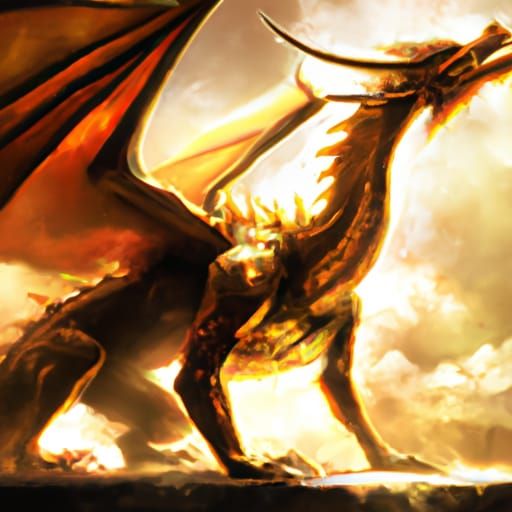 Lemuel dragon from trading card