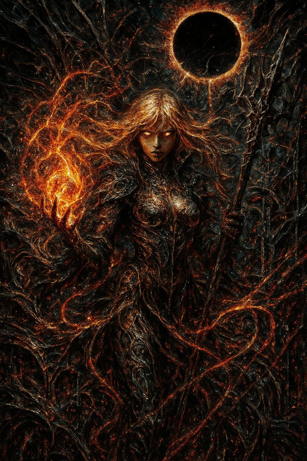 Distorted Fire Sorceress (Uploaded)
