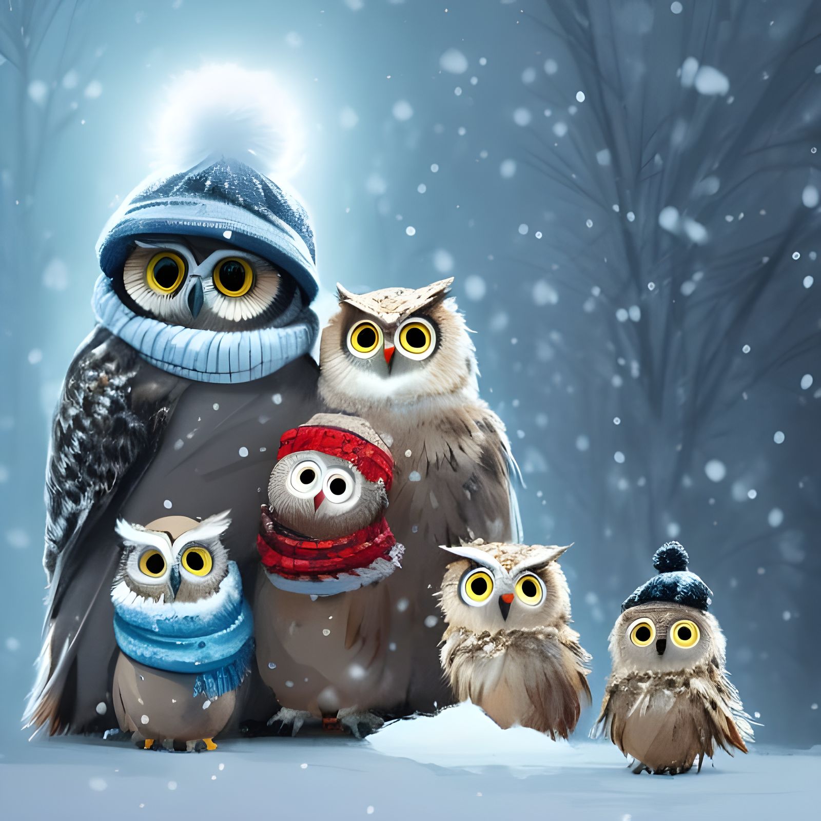 "Okay, everyone, say 'hoo'!" false