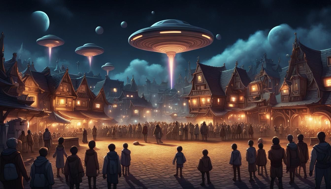 They came from above