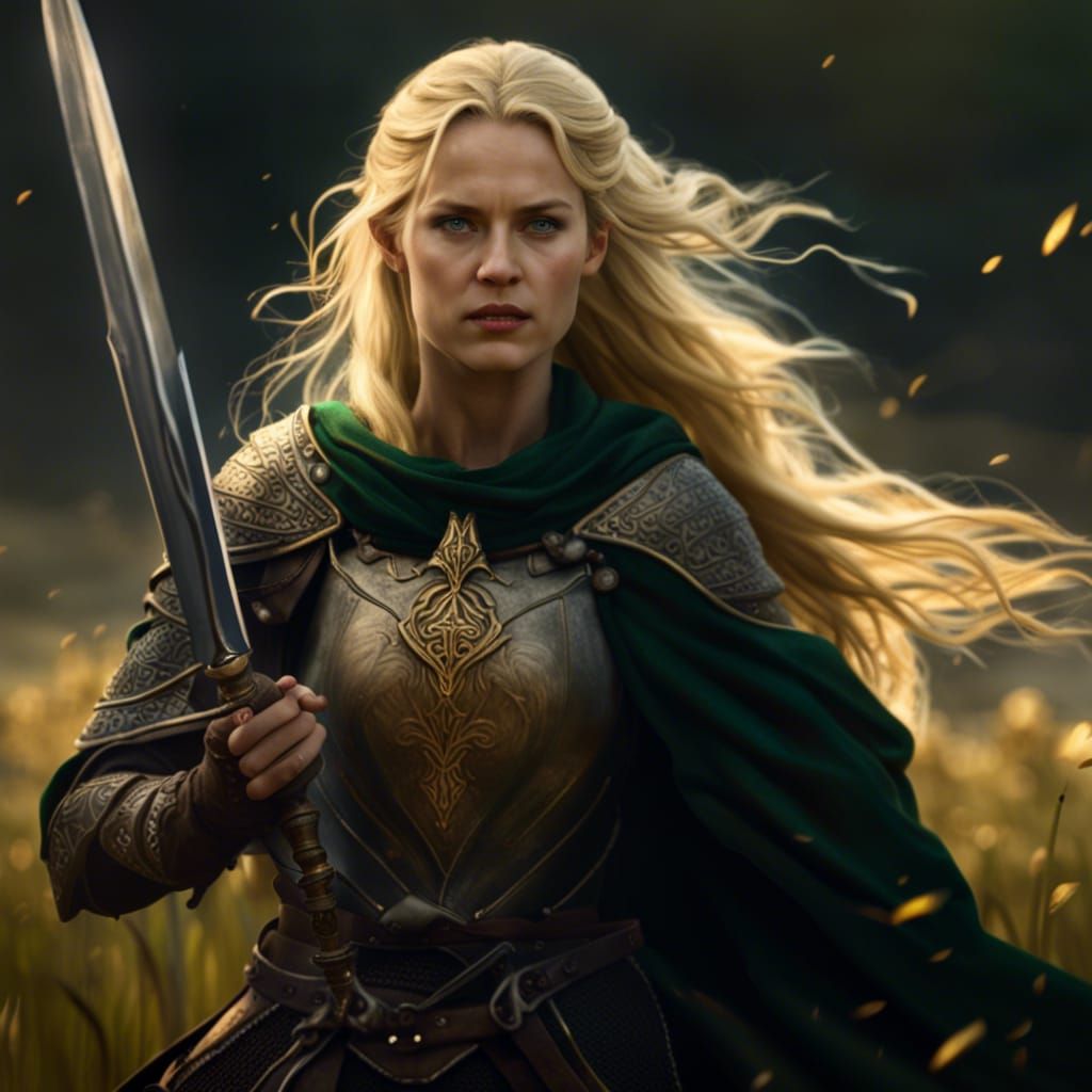 Lady of Rohan - AI Generated Artwork - NightCafe Creator