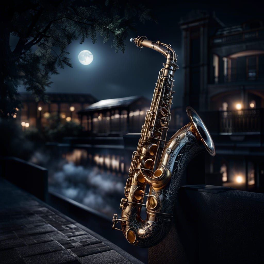 Saxophone AI Generated Artwork NightCafe Creator