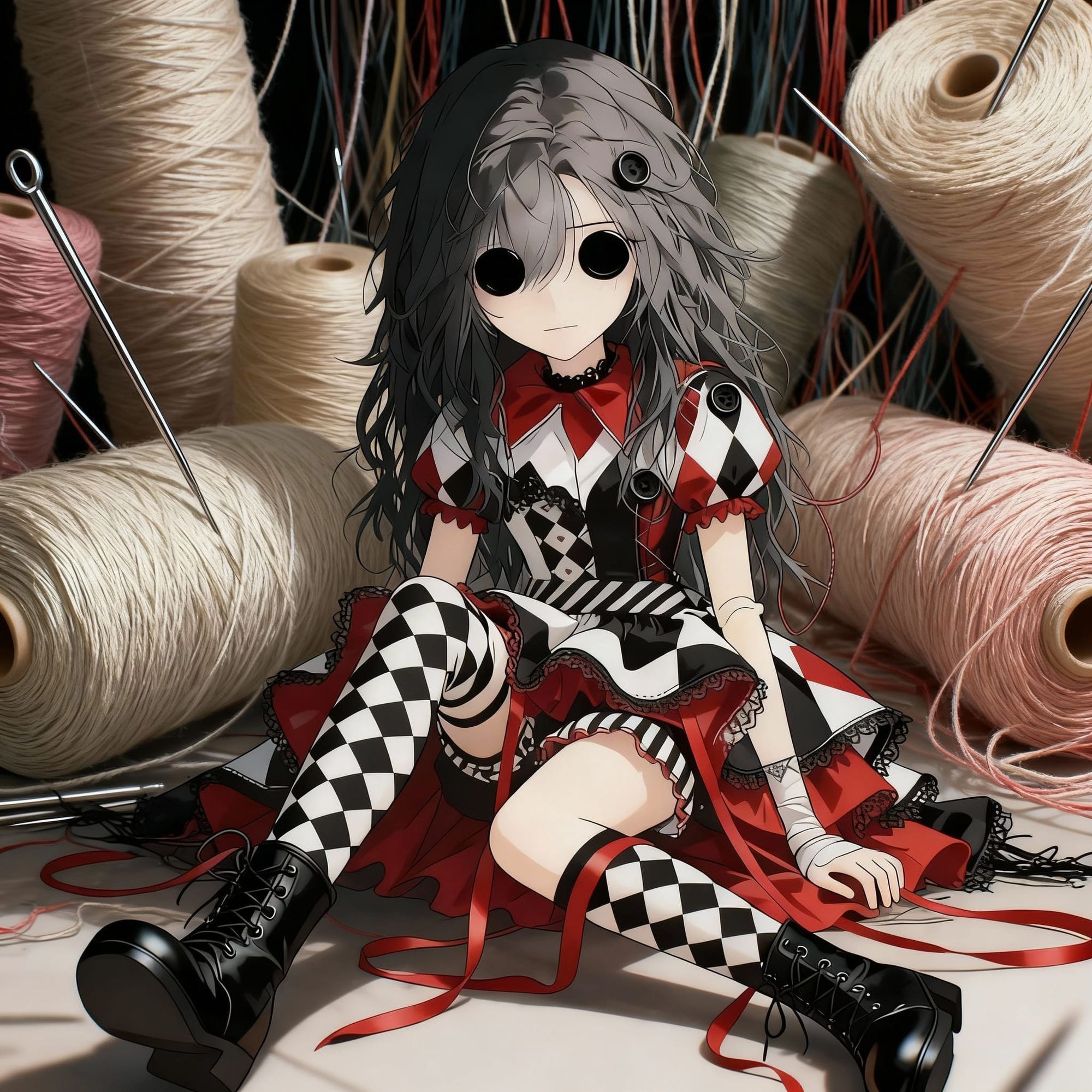 Make the girl take another pose, standing, looking aside