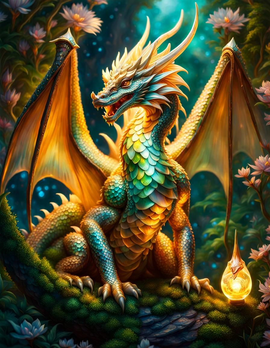 Super scaly dragon - AI Generated Artwork - NightCafe Creator