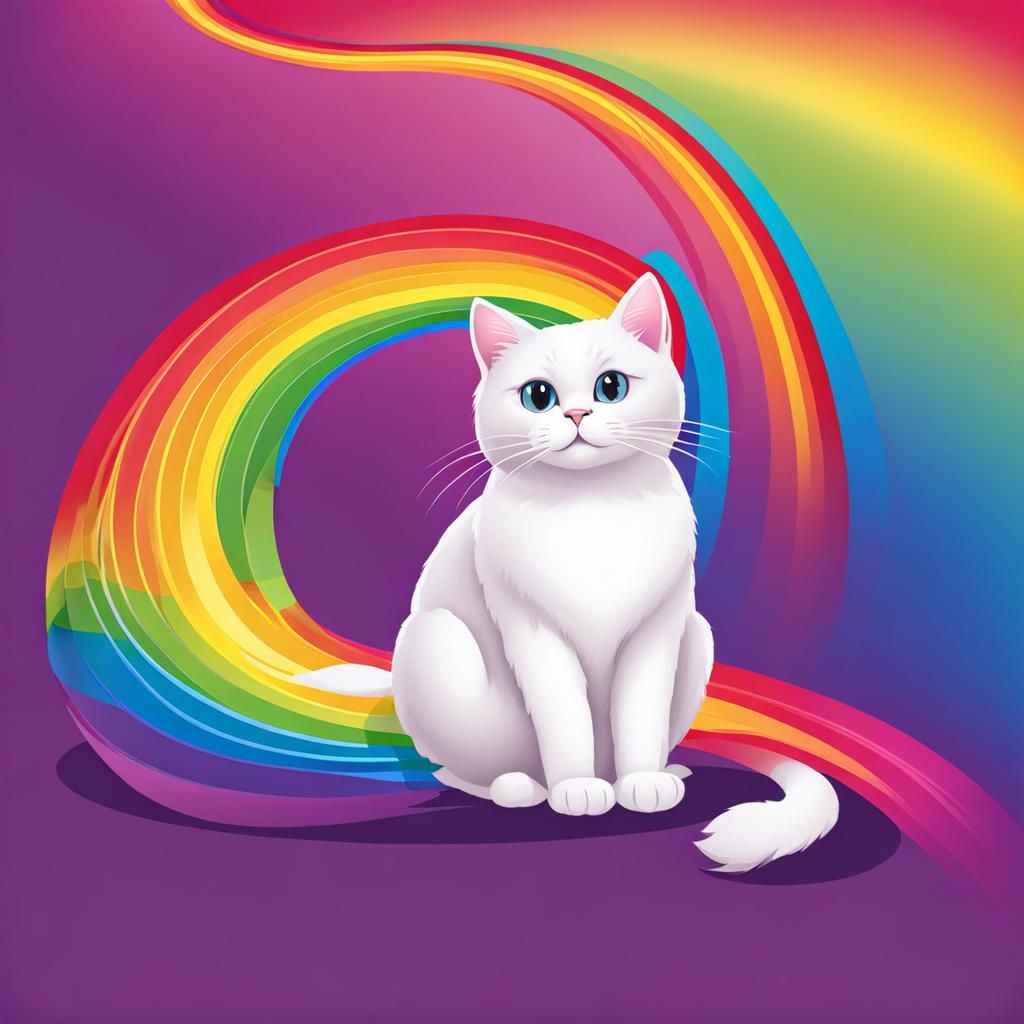 rainbow cat