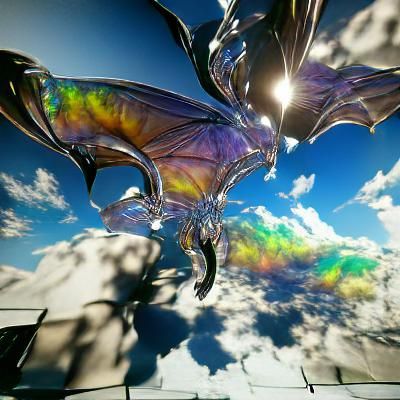 Undulant Sky Dragons at the Edge of Forevermore - AI Generated Artwork -  NightCafe Creator