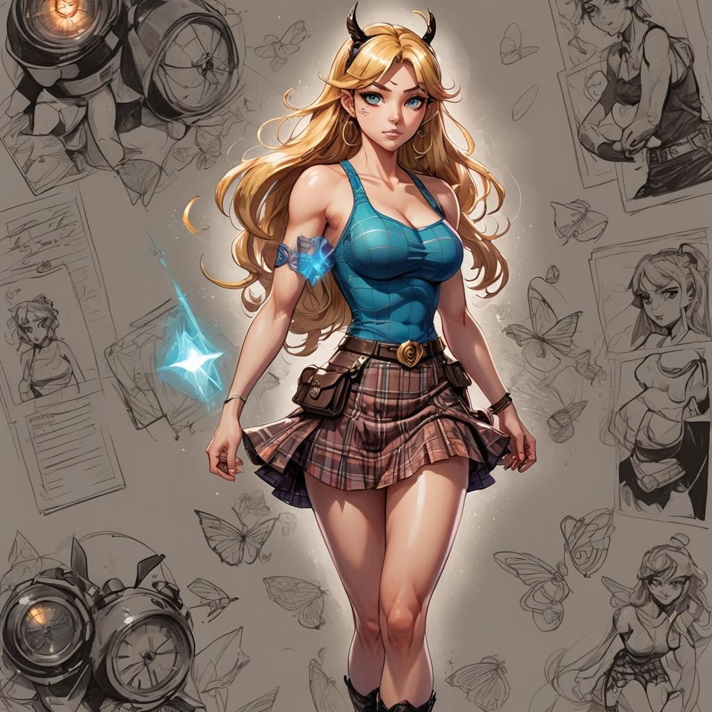 anime star butterfly - AI Generated Artwork - NightCafe Creator