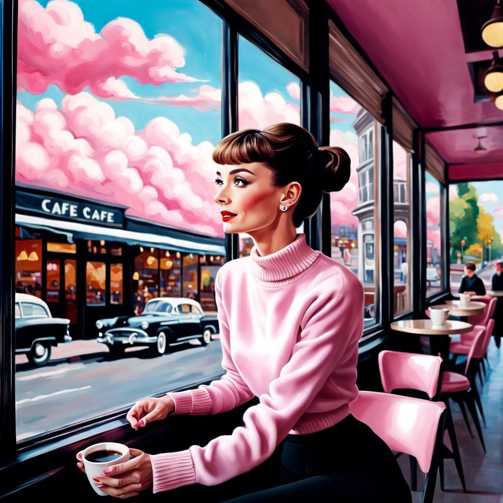 Cafe View AI Generated Artwork NightCafe Creator