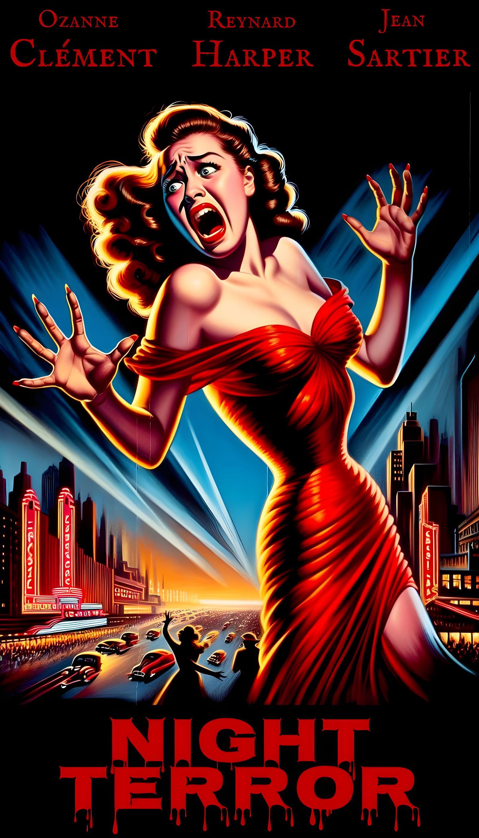 1940s Film Noir movie poster