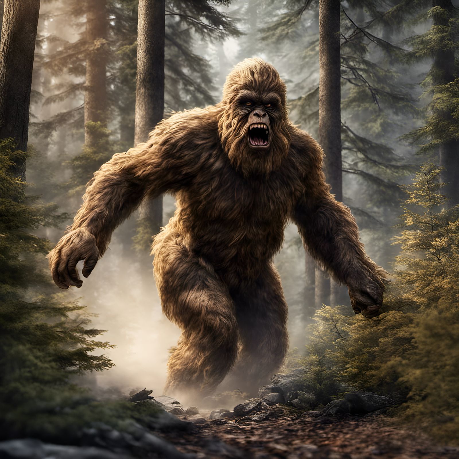 Big foot - AI Generated Artwork - NightCafe Creator