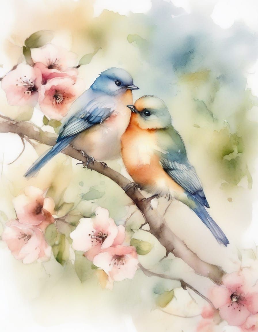 Lovebirds   by @Daleone