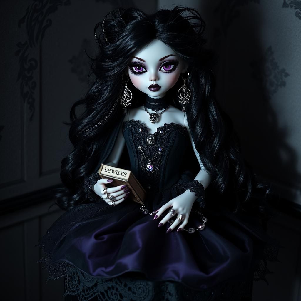 Cute goth doll  by @Jragena
