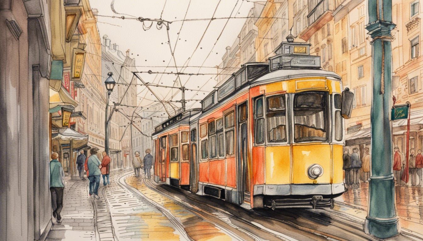 Tram  by @Not mai fantasy