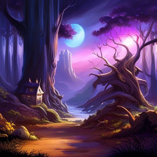Path Through the Twisted Woods