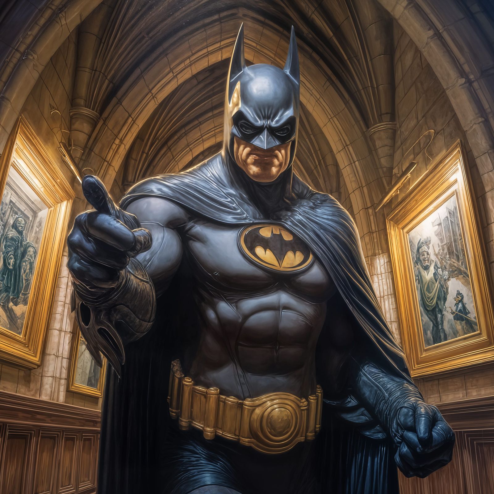 What do you call it when Batman leaves church early?