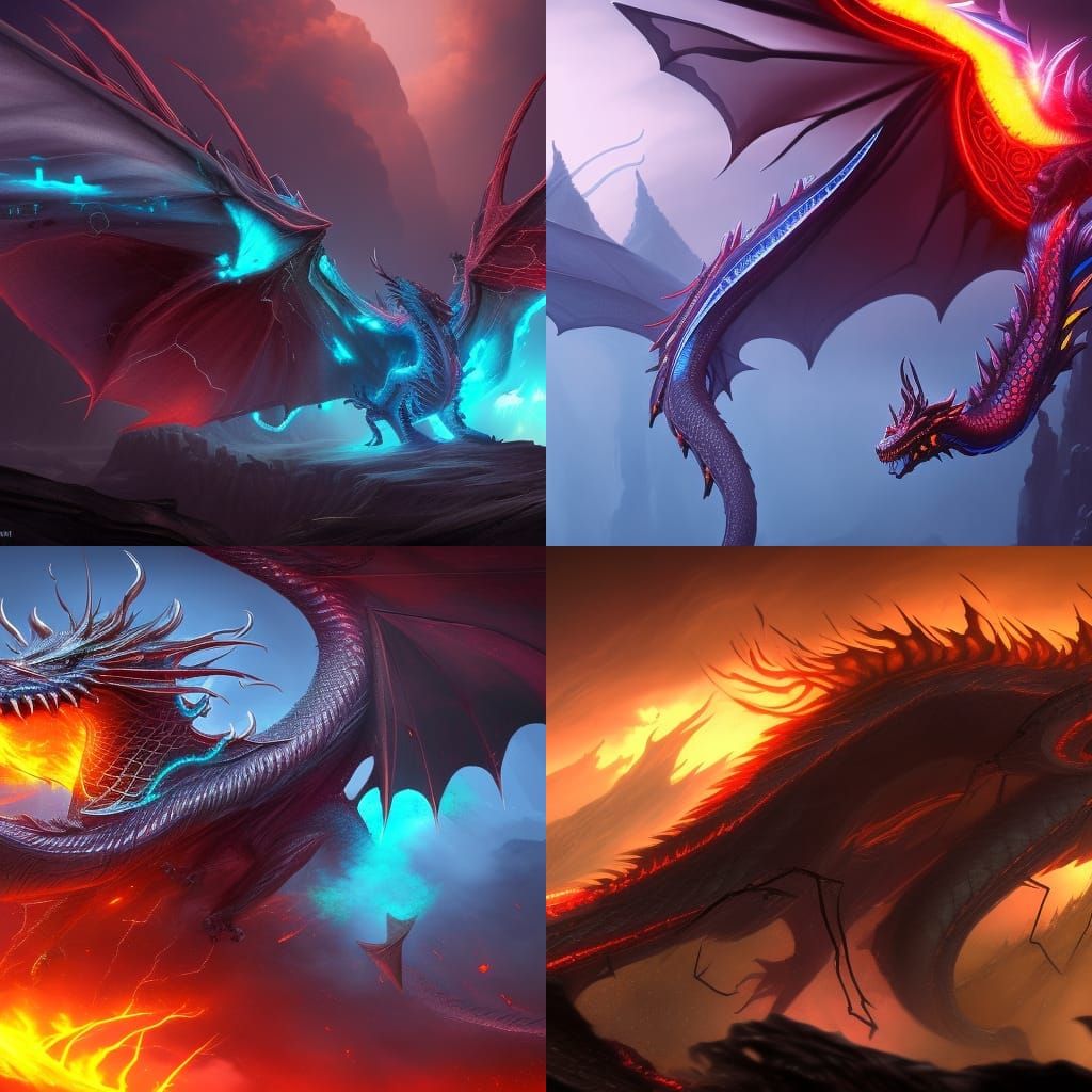 Electrified dragon