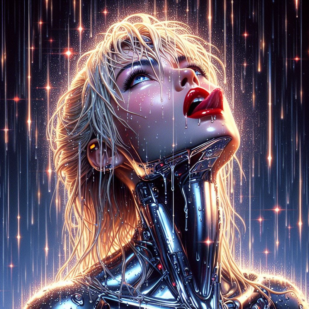 hajime sorayama retro 80s sci-fi futurism cyberpunk space ro...