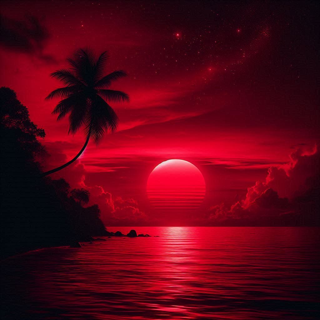Red sky at night  by @Nednut4362
