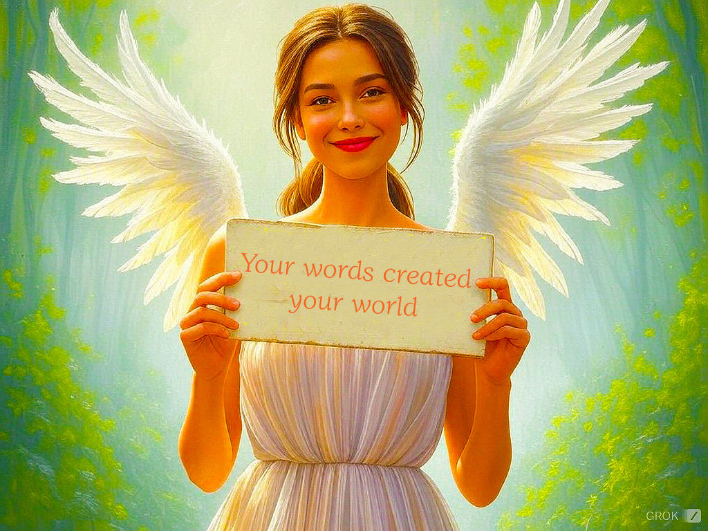 YOUR WORDS CREATED YOUR WORLD