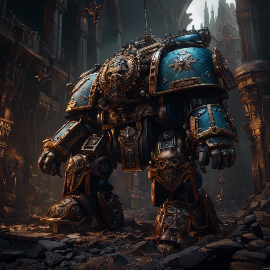 Tyberos Warhammer 40k - AI Generated Artwork - NightCafe Creator