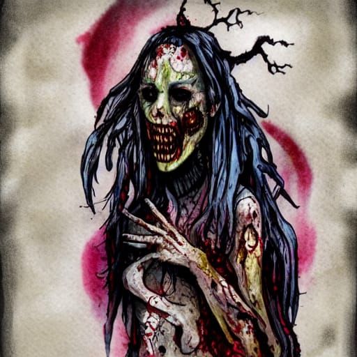 Night Hag-1 :: 8k resolution concept art :: intricately deta...