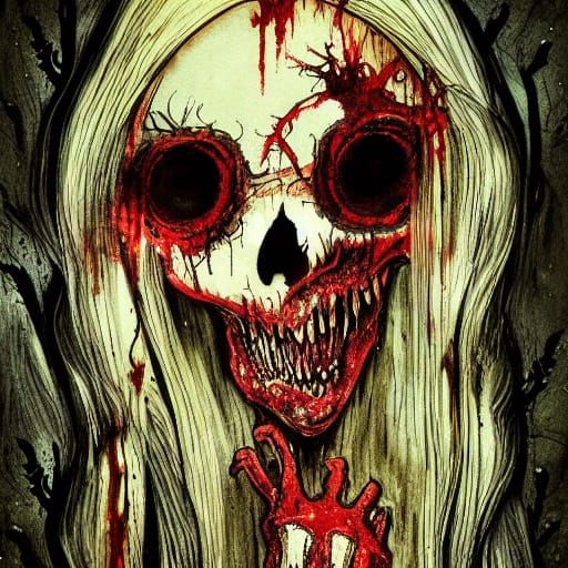 Night Hag-1 :: 8k resolution concept art :: intricately deta...