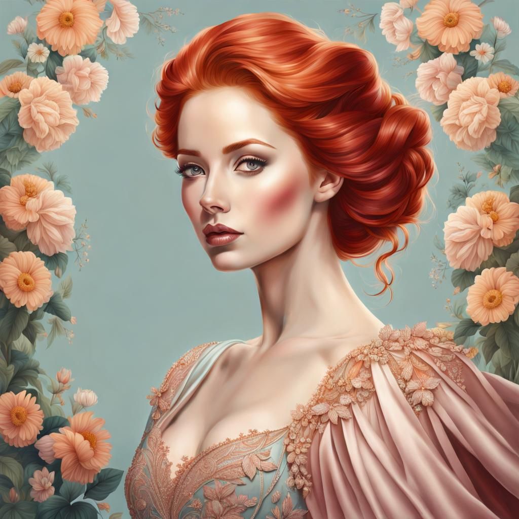 Pastel Portrait AI Generated Artwork NightCafe Creator