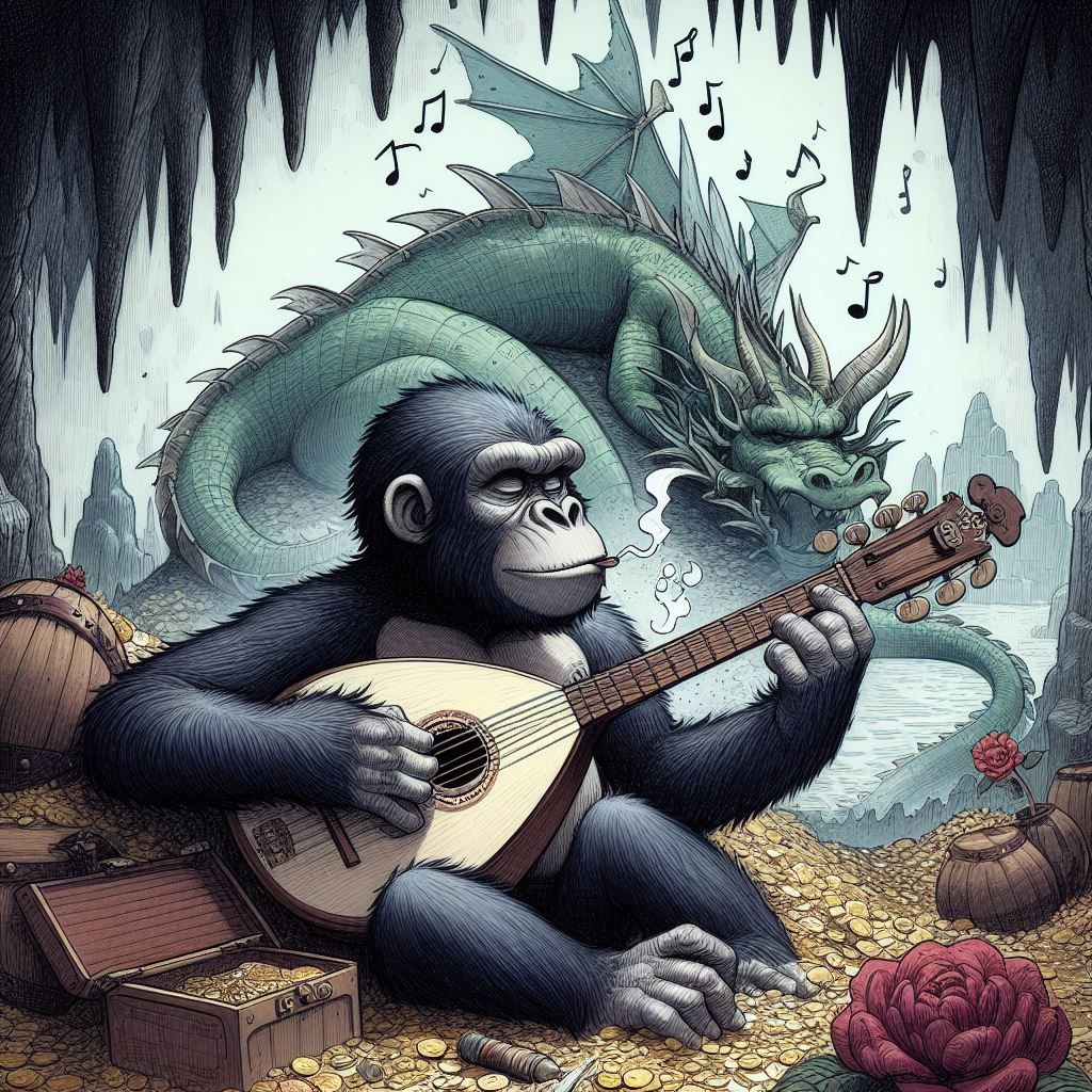 Came to steal the treasure, but got into the groove