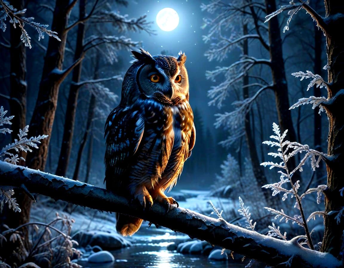 Frost Moon  by @mathy_art_girl_305