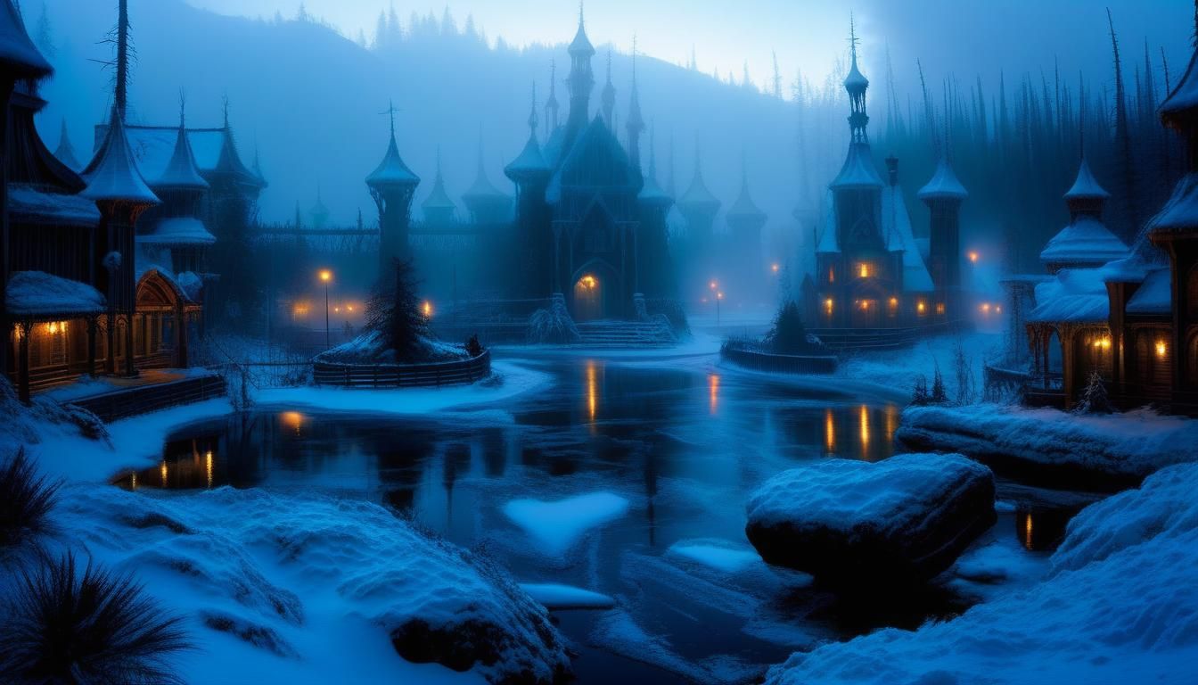 photo; gothic horror; landscape,"wendigo (1.5) in Yukon Stat...