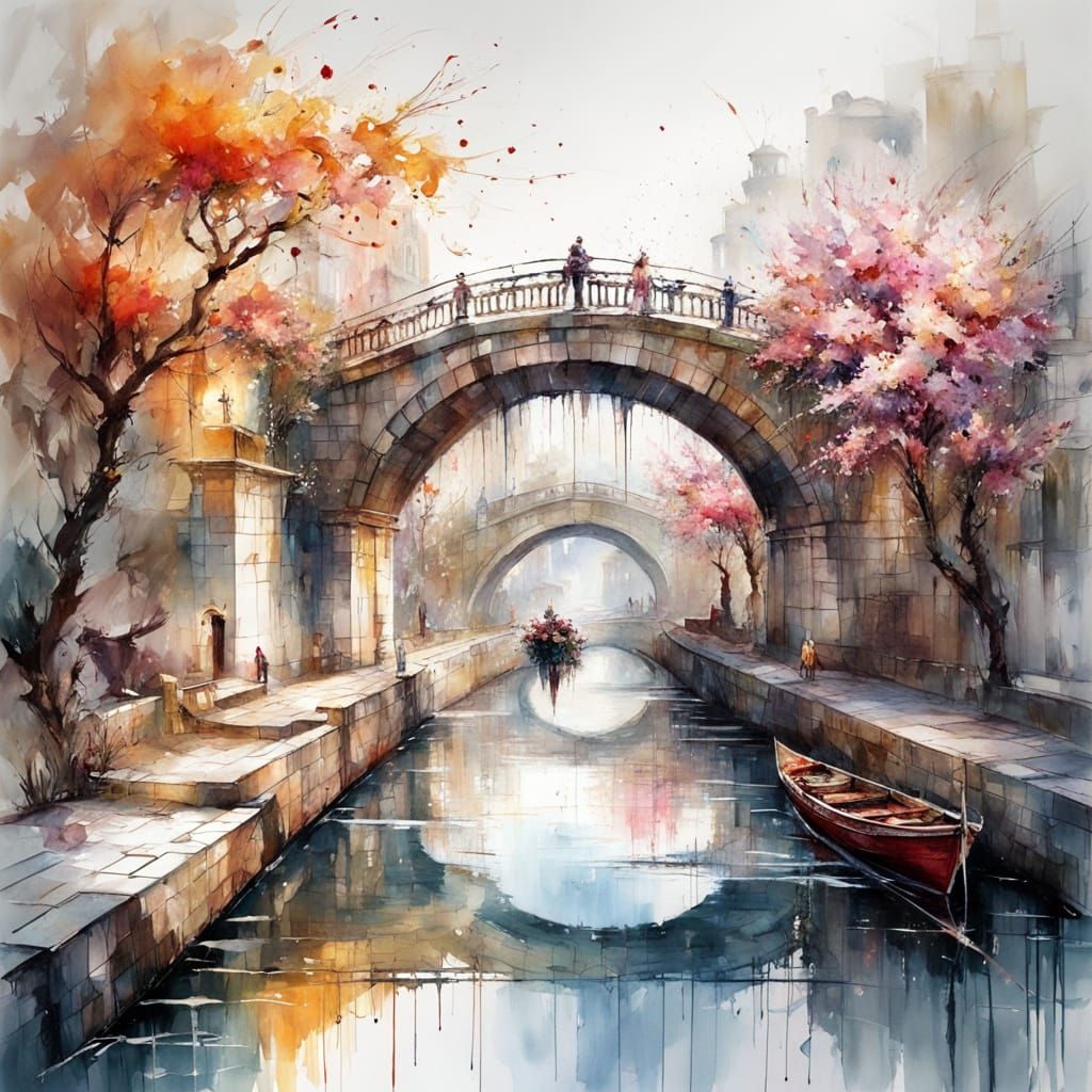 An ancient stone bridge  by @Vochomurka