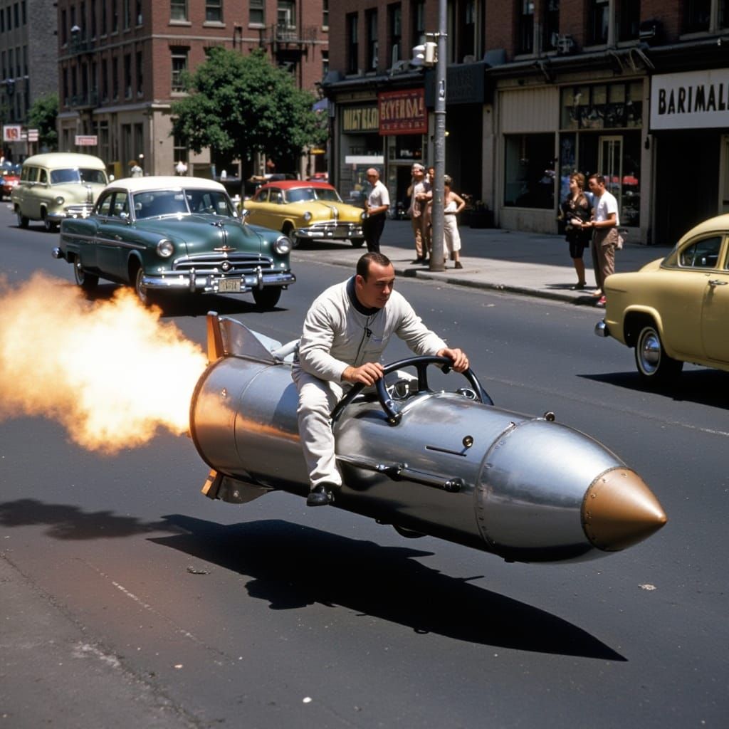 Ok, ever since I was a kid, THIS WAS THE PROMISED FUTURE!