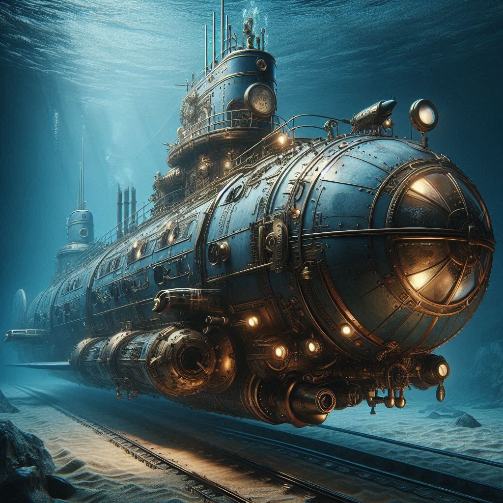 steampunk submarine
