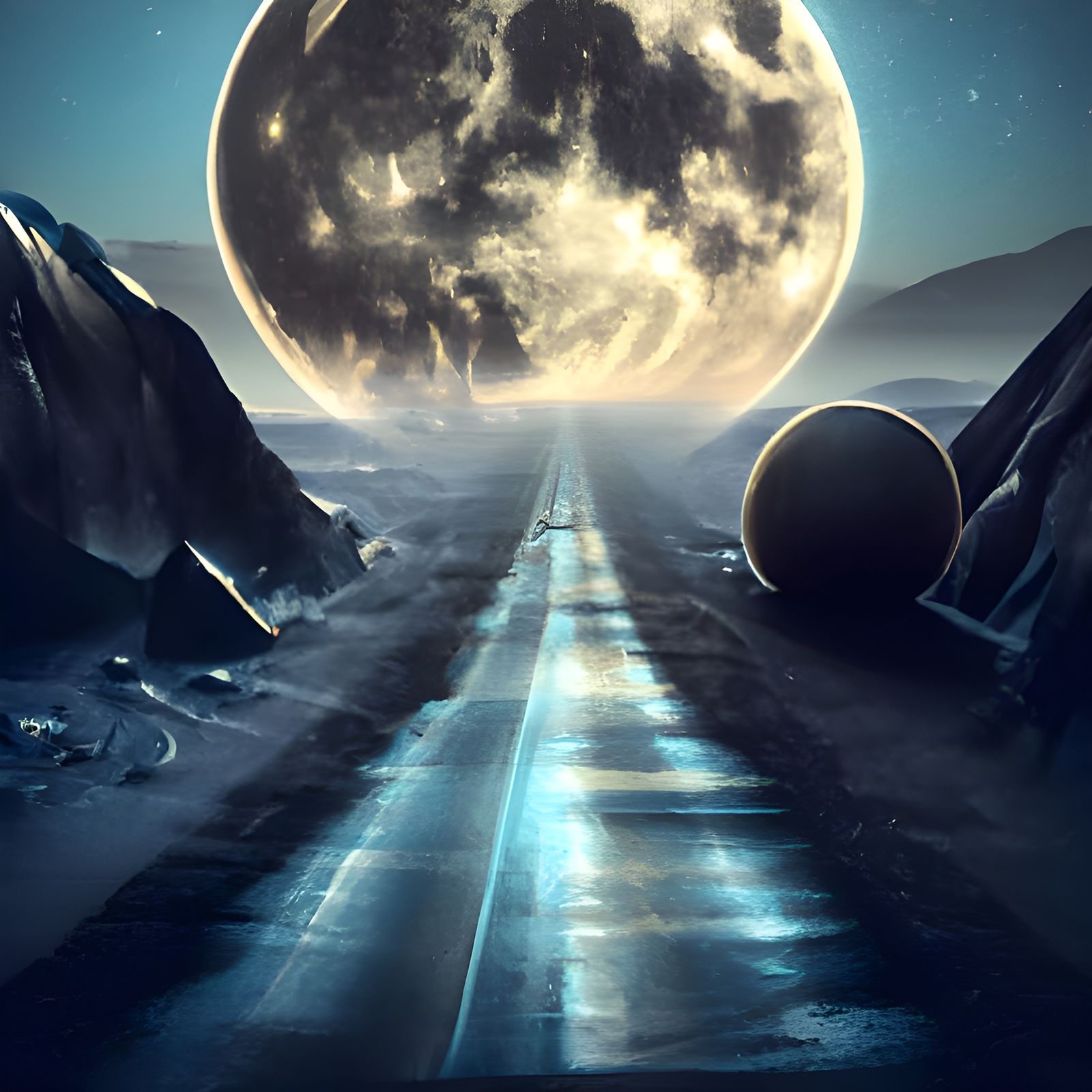 Road to the moon false